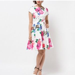 Kate Spade Blossom Fit & Flare Dress. Size 0.